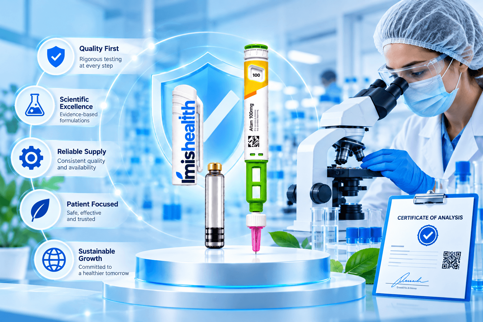 Research peptide product range – Imishealth