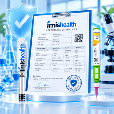 Sample Certificate of Analysis – Imishealth
